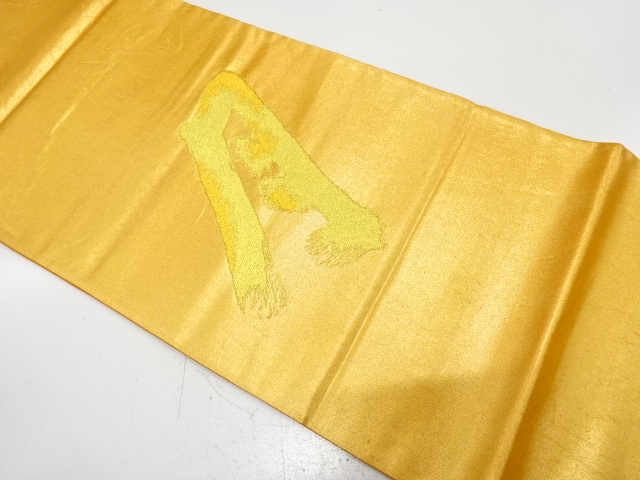 アンティーク　「月光」模様織り出し袋帯（材料）